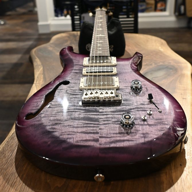 PRS S2 Special Semi-Hollow Faded Gray Black Purple Burst #309