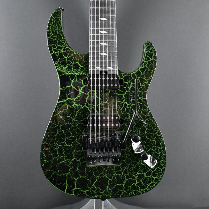 Legator N7FR-GR Green Crackle 7-String Electric Guitar #551