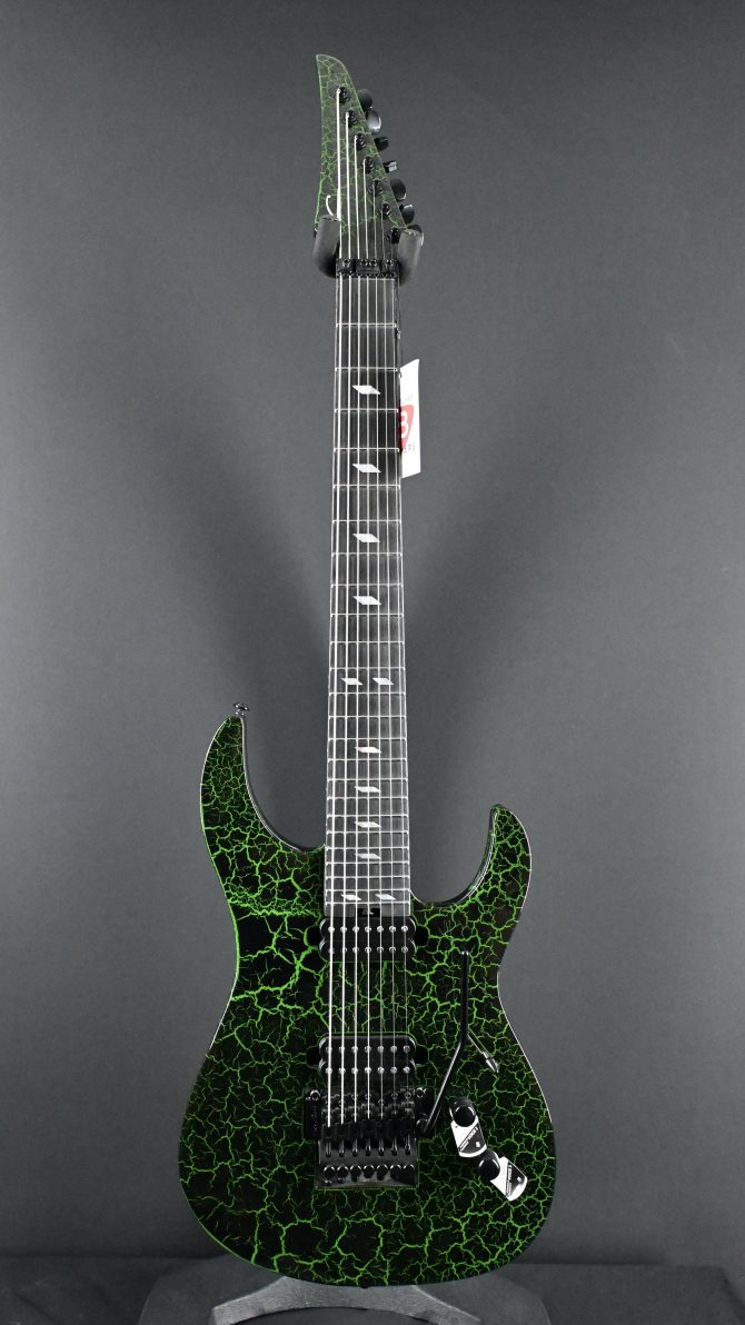 Legator N7FR-GR Green Crackle 7-String Electric Guitar #551