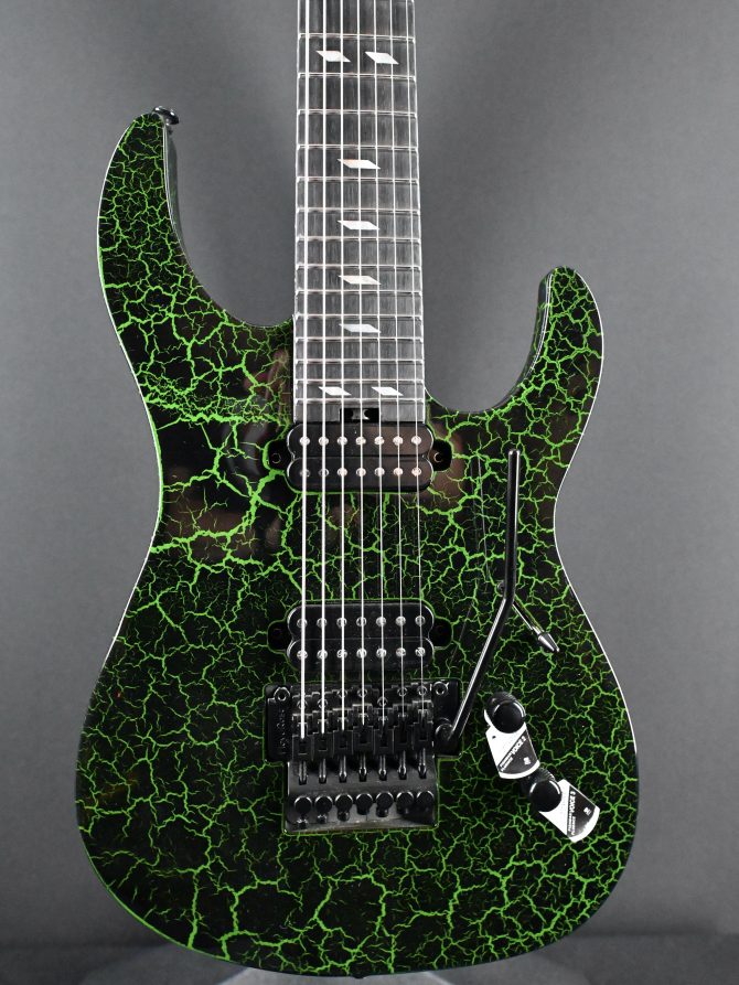 Legator N7FR-GR Green Crackle 7-String Electric Guitar #551
