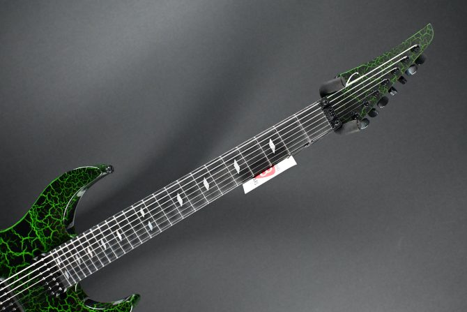 Legator N7FR-GR Green Crackle 7-String Electric Guitar #551