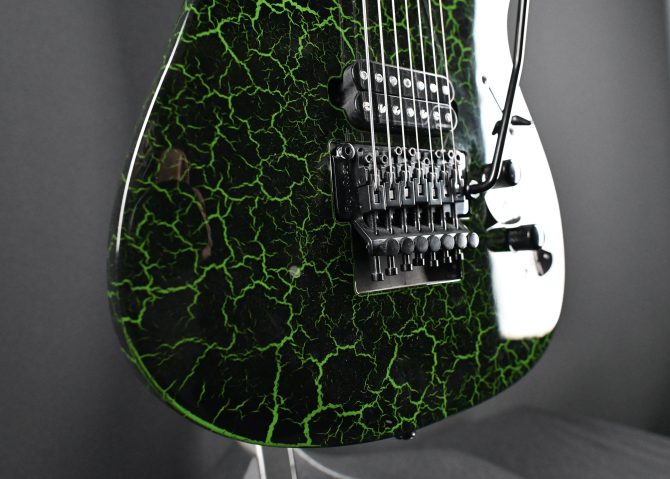 Legator N7FR-GR Green Crackle 7-String Electric Guitar #551