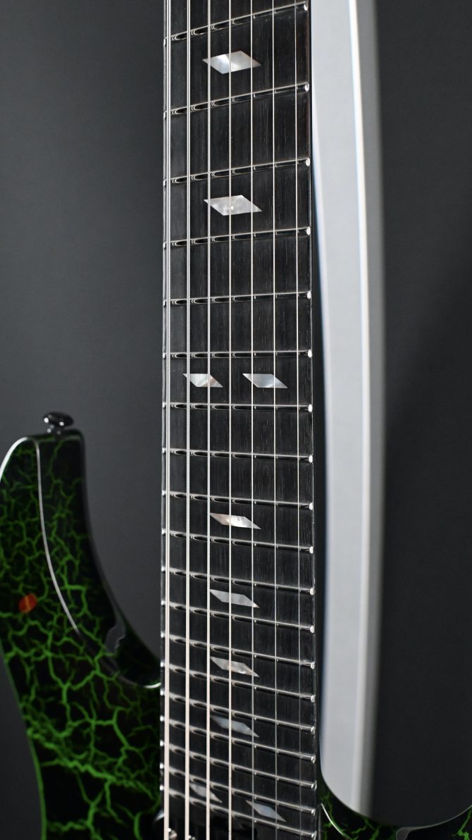 Legator N7FR-GR Green Crackle 7-String Electric Guitar #551