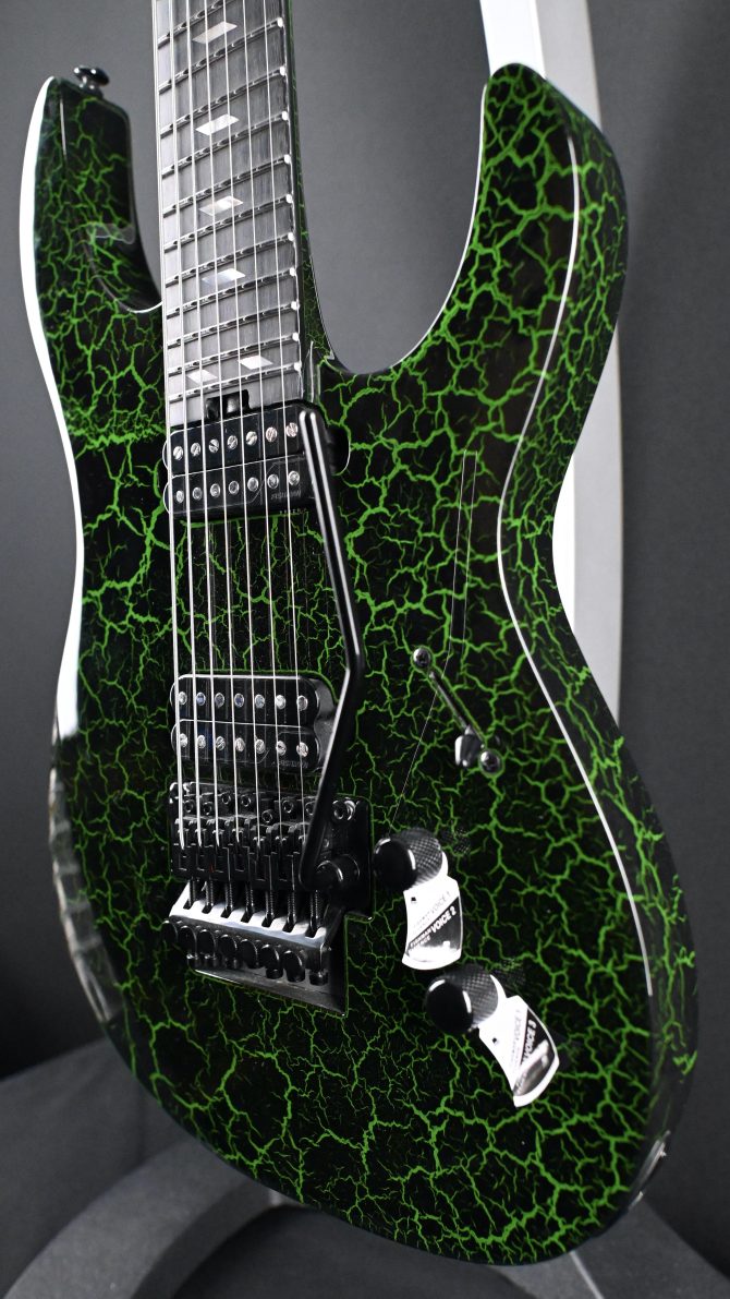 Legator N7FR-GR Green Crackle 7-String Electric Guitar #551