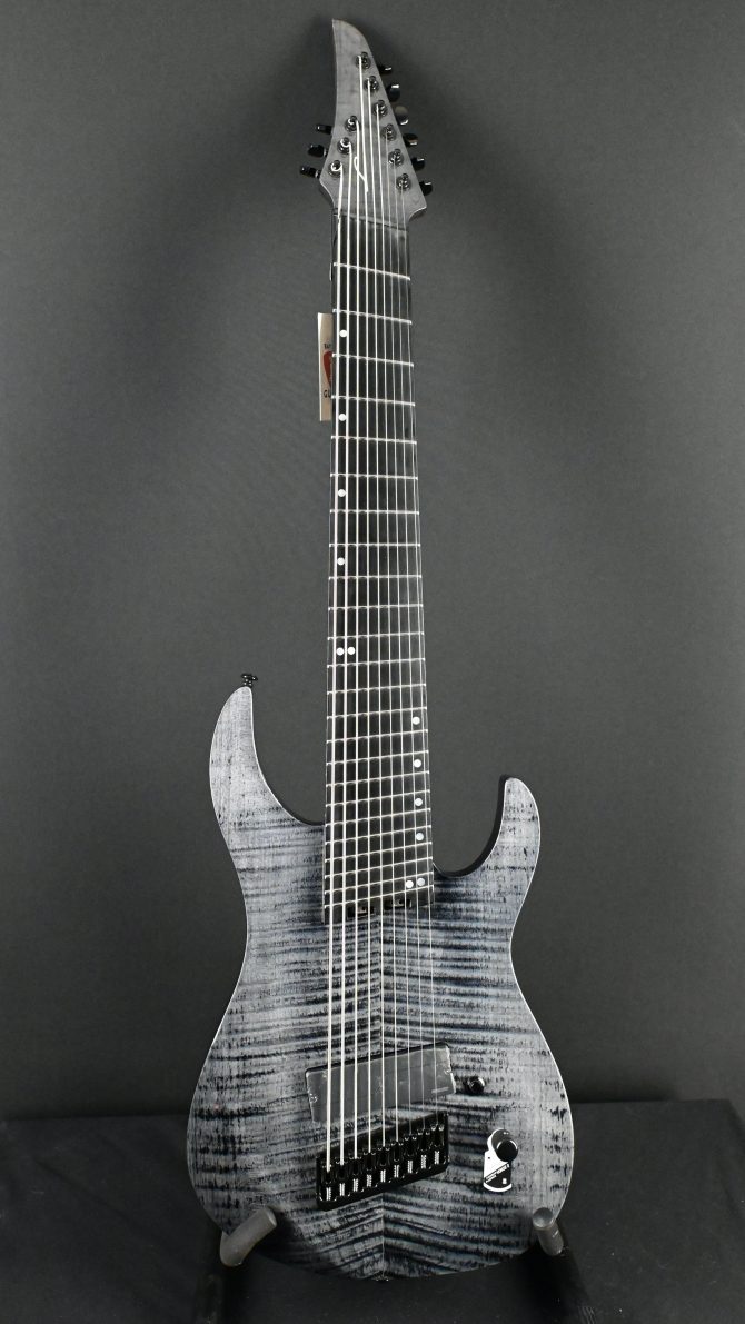 Legator N9F-BLK Black Flame Maple 9-String Multi-Scale Electric #150