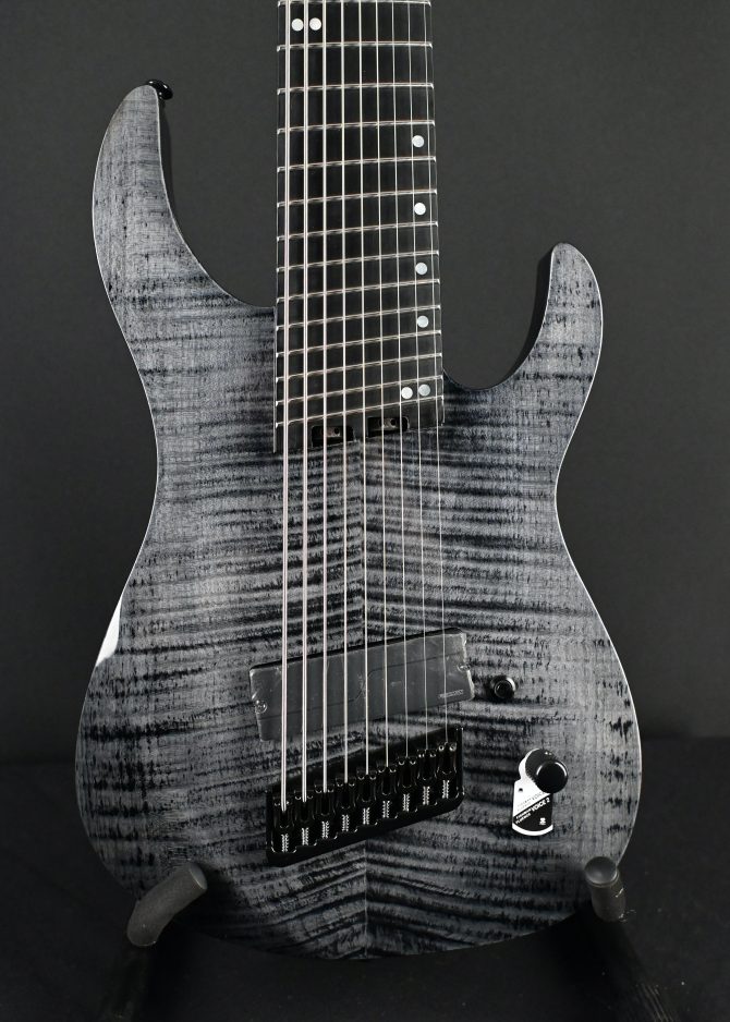 Legator N9F-BLK Black Flame Maple 9-String Multi-Scale Electric #150