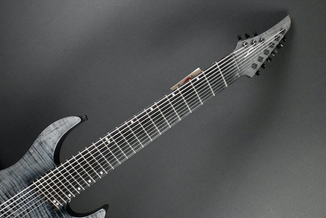 Legator N9F-BLK Black Flame Maple 9-String Multi-Scale Electric #150