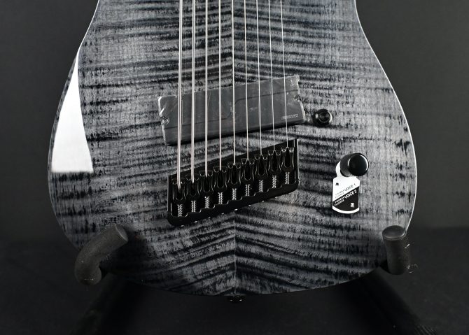 Legator N9F-BLK Black Flame Maple 9-String Multi-Scale Electric #150