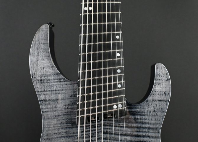 Legator N9F-BLK Black Flame Maple 9-String Multi-Scale Electric #150