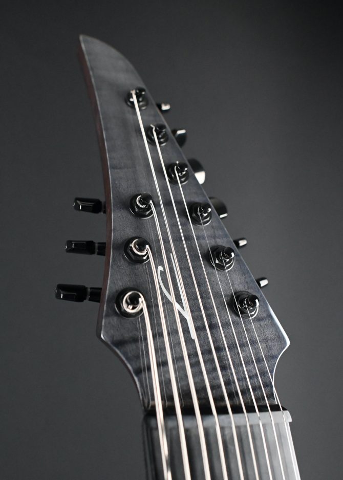 Legator N9F-BLK Black Flame Maple 9-String Multi-Scale Electric #150