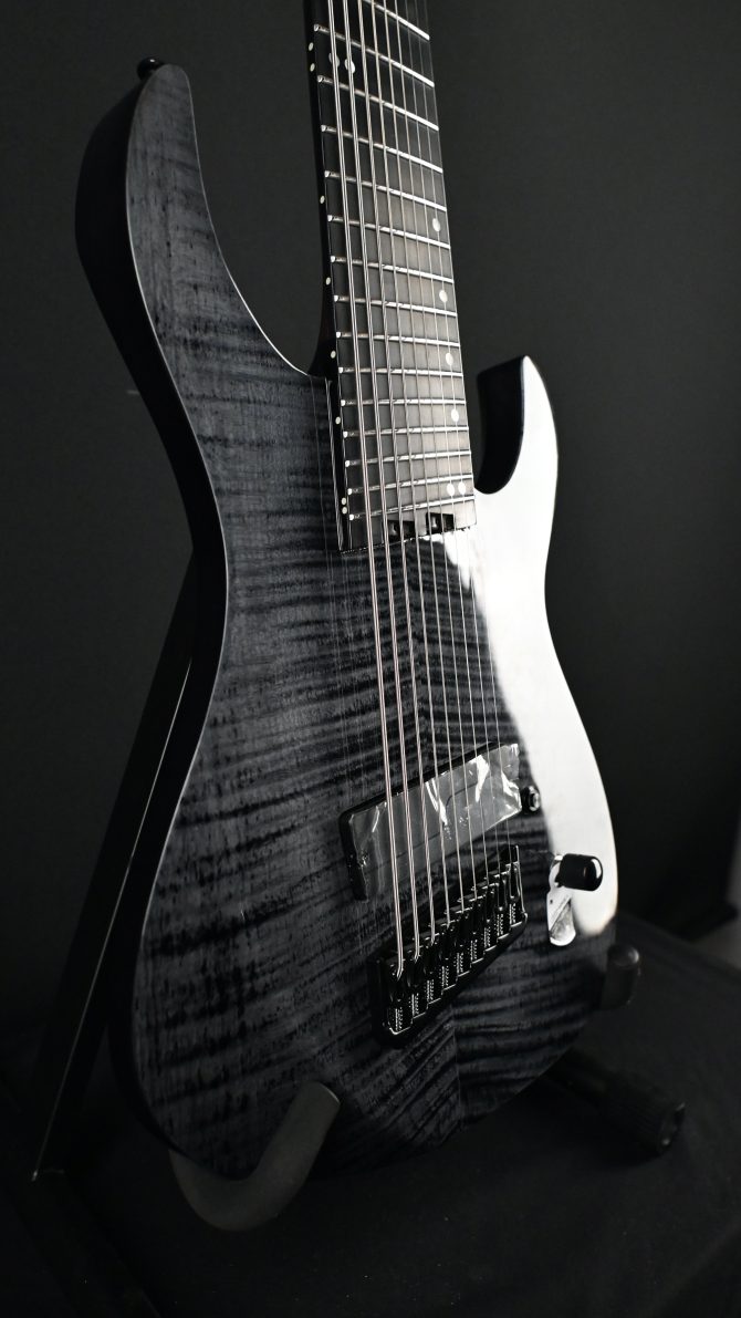 Legator N9F-BLK Black Flame Maple 9-String Multi-Scale Electric #150