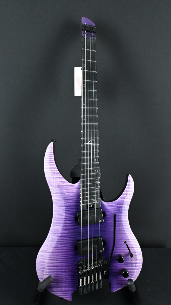 Legator G6FT-PR Purple Flame Multi-Scale Electric Guitar #150