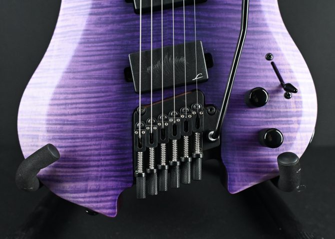 Legator G6FT-PR Purple Flame Multi-Scale Electric Guitar #150