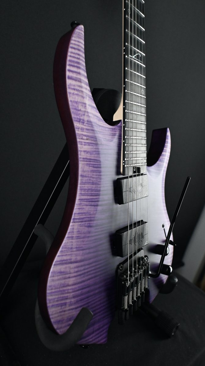 Legator G6FT-PR Purple Flame Multi-Scale Electric Guitar #150