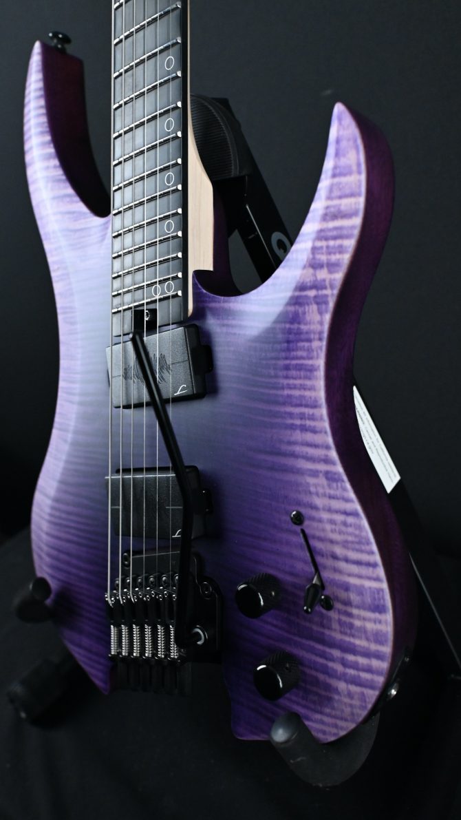 Legator G6FT-PR Purple Flame Multi-Scale Electric Guitar #150