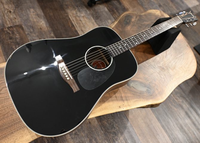 Eastman PCH2-D Black Dreadnought Acoustic Guitar #873