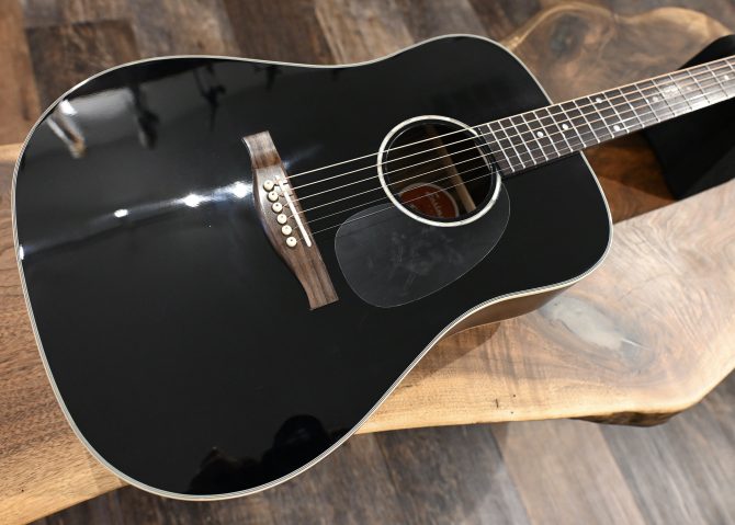 Eastman PCH2-D Black Dreadnought Acoustic Guitar #873