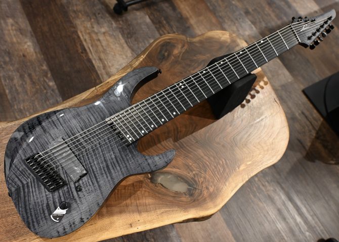 Legator N9F-BLK Black Flame Maple 9-String Multi-Scale Electric #150