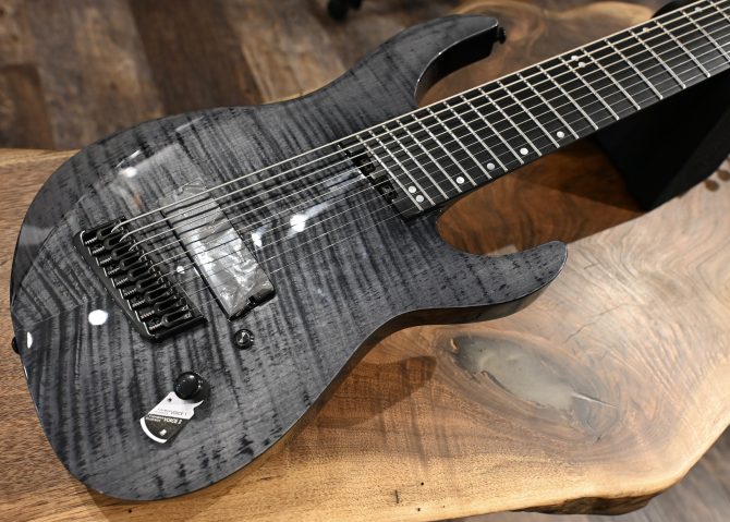 Legator N9F-BLK Black Flame Maple 9-String Multi-Scale Electric #150