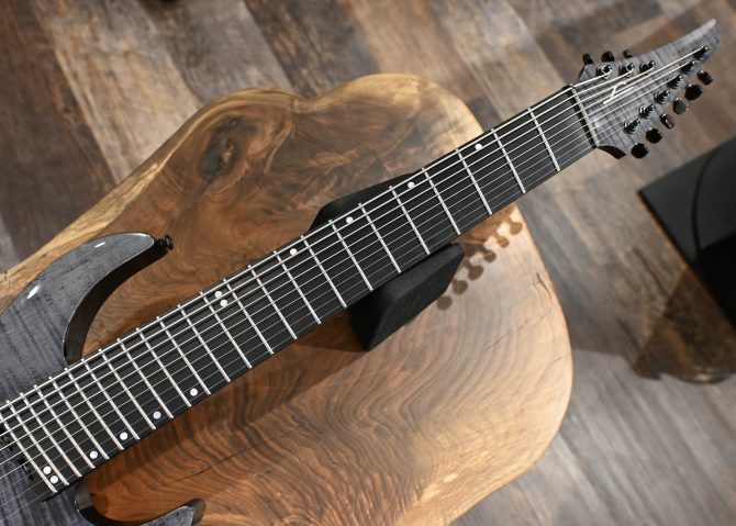 Legator N9F-BLK Black Flame Maple 9-String Multi-Scale Electric #150