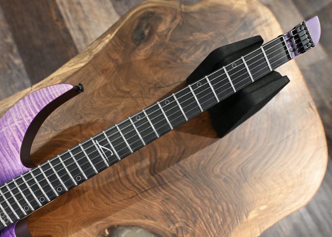 Legator G6FT-PR Purple Flame Multi-Scale Electric Guitar #150