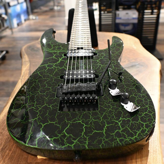 Legator N7FR-GR Green Crackle 7-String Electric Guitar #551
