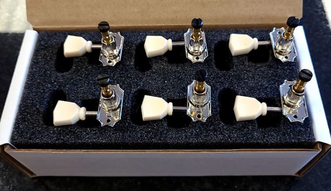 PRS Vintage Style Locking Tuning Machines (6) Nickel