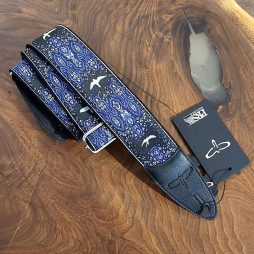 PRS 2" Guitar Strap, Custom Jacquard Birds Fleur, Violet
