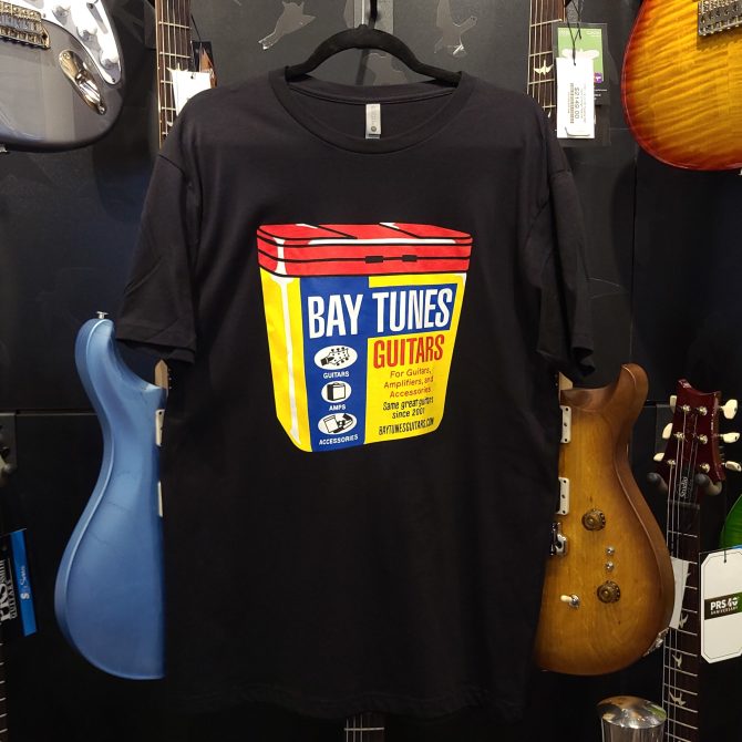 Bay Tunes Guitars Spice Can Tee Shirt
