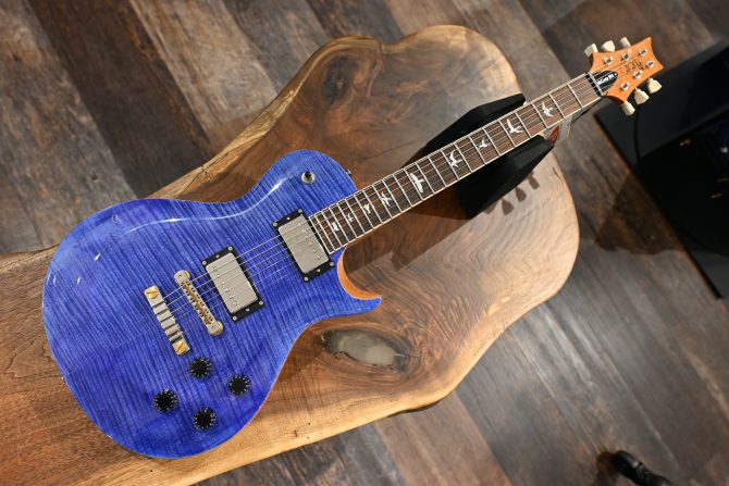 PRS SE McCarty 594 Singlecut Faded Blue Electric Guitar 2022