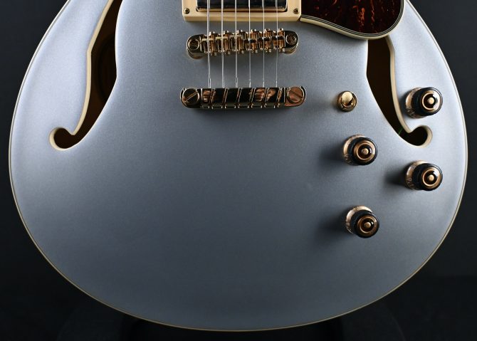 Ibanez AS73G-MSF Moonstone Silver Flat Hollowbody Electric #305