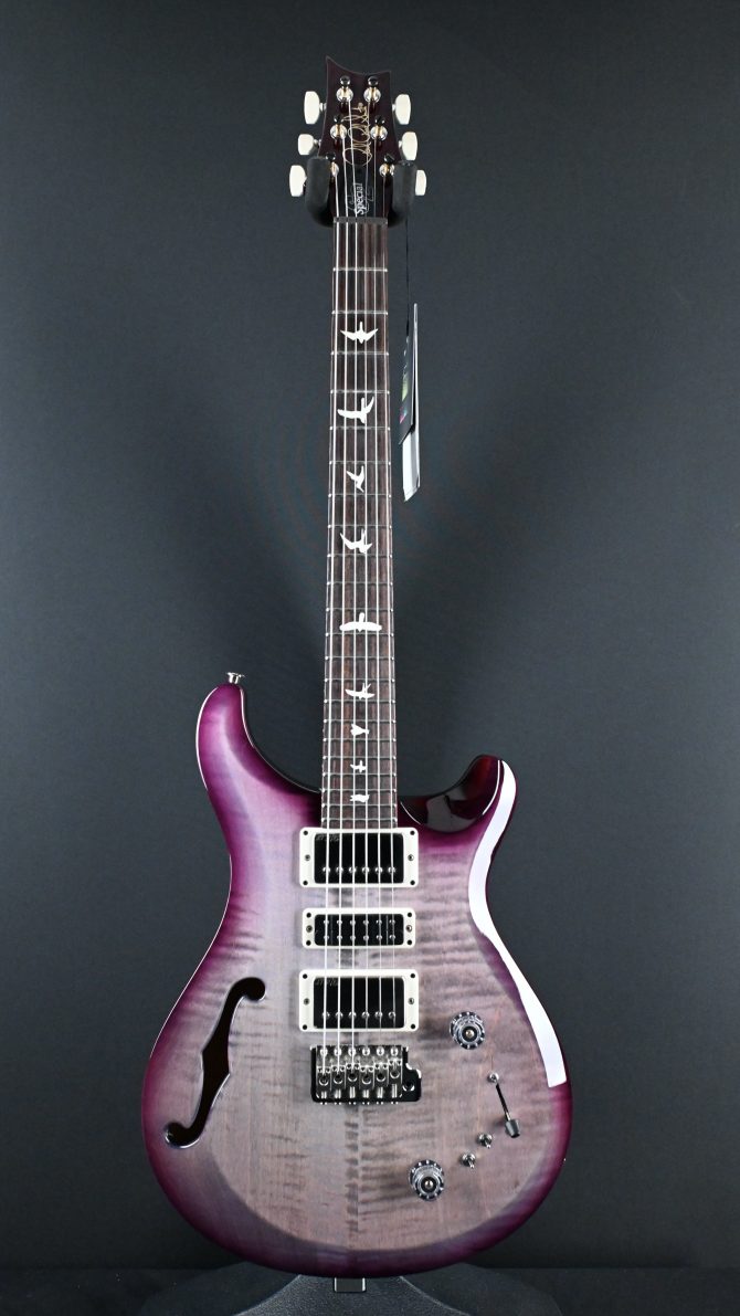 PRS S2 Special Semi-Hollow Faded Gray Black Purple Burst #402