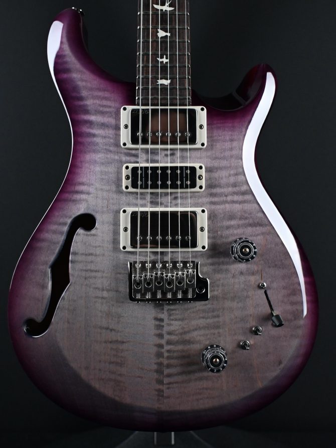 PRS S2 Special Semi-Hollow Faded Gray Black Purple Burst #402