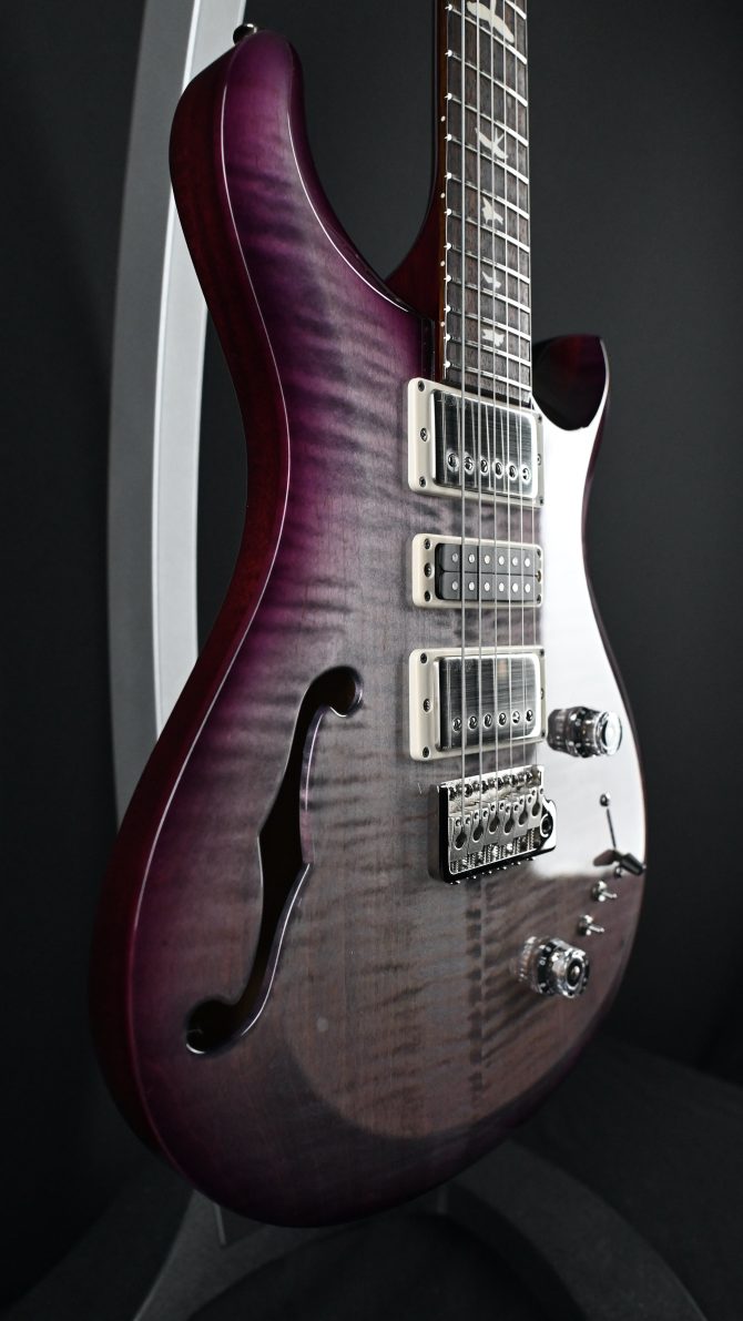 PRS S2 Special Semi-Hollow Faded Gray Black Purple Burst #402