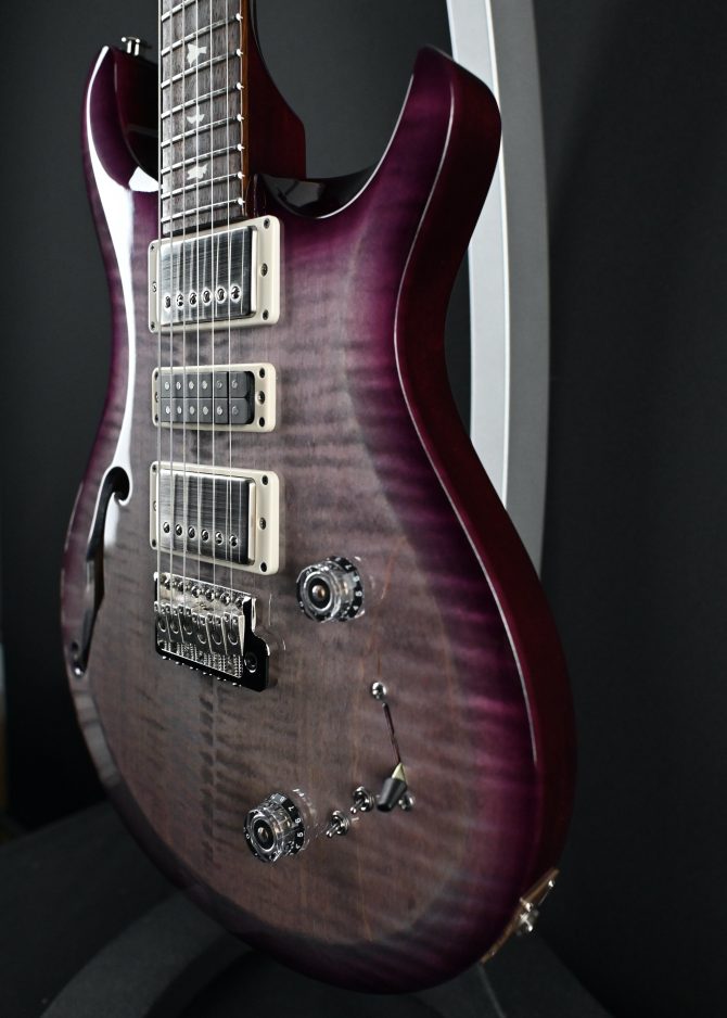 PRS S2 Special Semi-Hollow Faded Gray Black Purple Burst #402