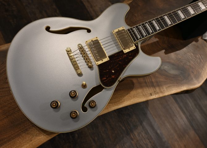 Ibanez AS73G-MSF Moonstone Silver Flat Hollowbody Electric #305