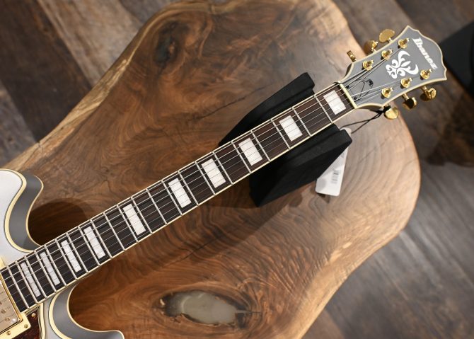 Ibanez AS73G-MSF Moonstone Silver Flat Hollowbody Electric #305
