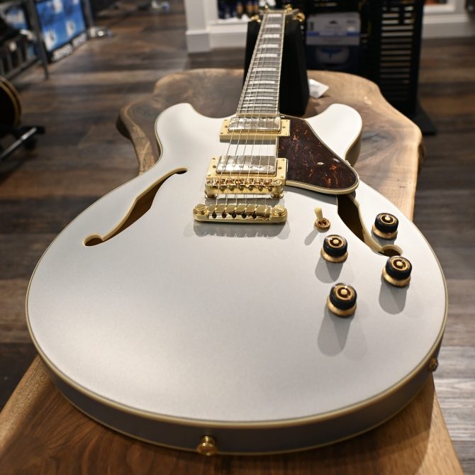 Ibanez AS73G-MSF Moonstone Silver Flat Hollowbody Electric #305