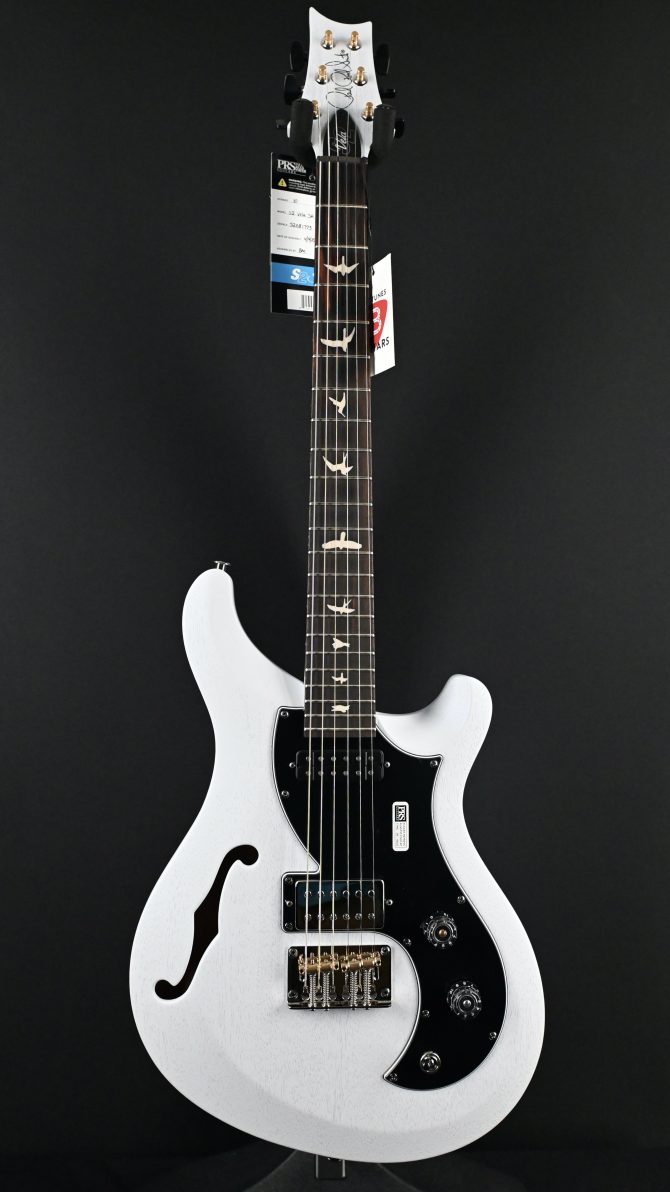 PRS S2 Vela Semi Hollow Satin Pearl White #773
