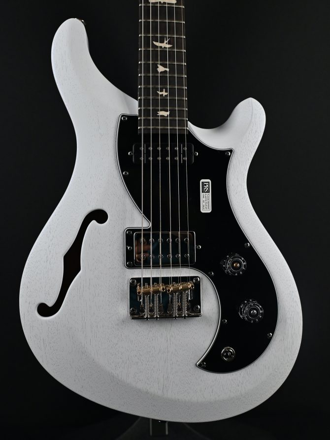 PRS S2 Vela Semi Hollow Satin Pearl White #773