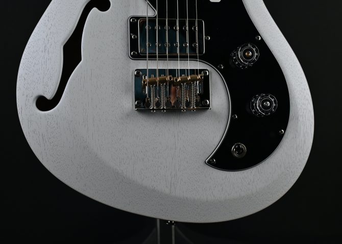 PRS S2 Vela Semi Hollow Satin Pearl White #773
