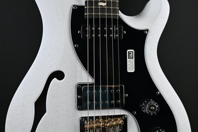PRS S2 Vela Semi Hollow Satin Pearl White #773