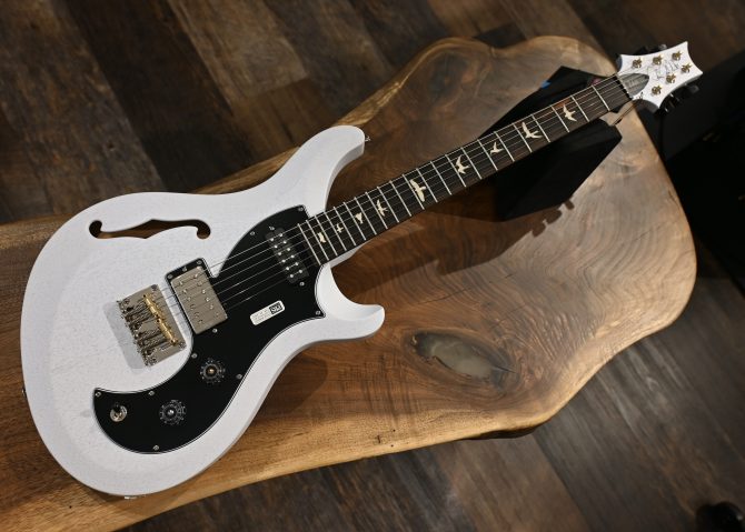 PRS S2 Vela Semi Hollow Satin Pearl White #773