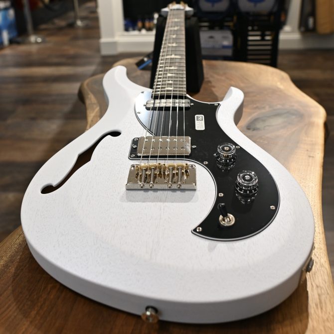 PRS S2 Vela Semi Hollow Satin Pearl White #773