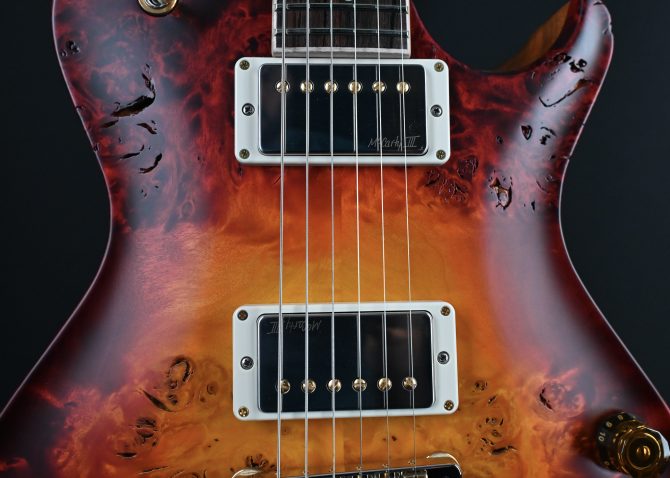PRS Private Stock #12071 McCarty SC56 Poplar Burl Dragon's Breath Glow