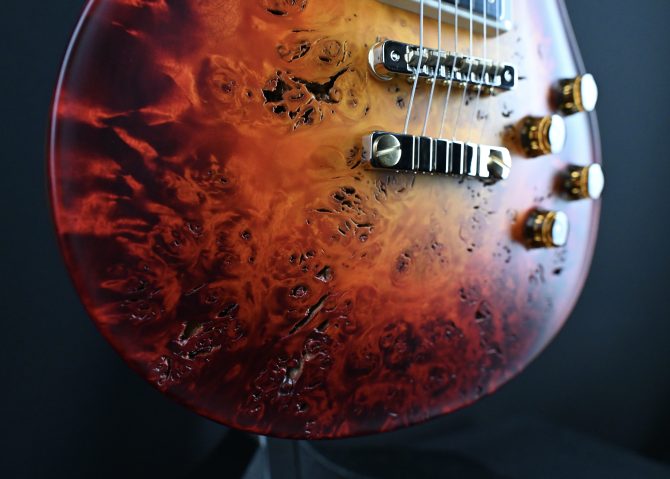PRS Private Stock #12071 McCarty SC56 Poplar Burl Dragon's Breath Glow