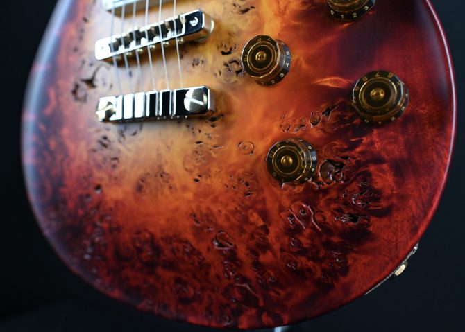 PRS Private Stock #12071 McCarty SC56 Poplar Burl Dragon's Breath Glow