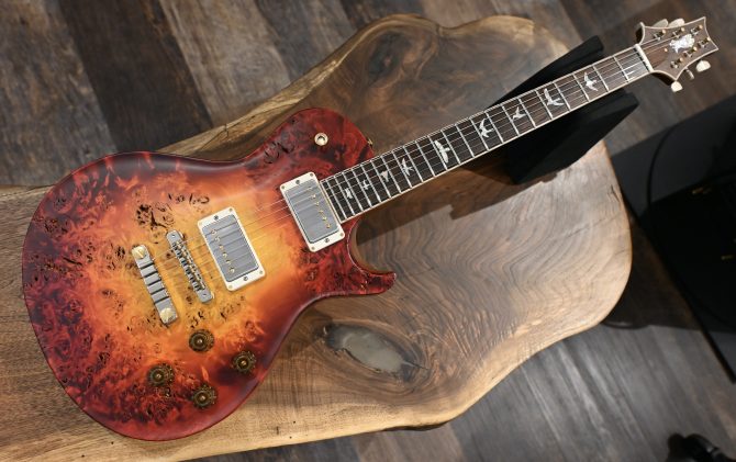 PRS Private Stock #12071 McCarty SC56 Poplar Burl Dragon's Breath Glow