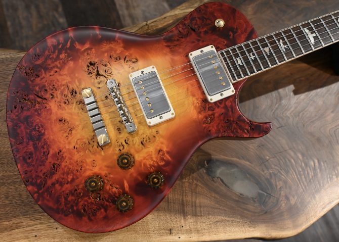 PRS Private Stock #12071 McCarty SC56 Poplar Burl Dragon's Breath Glow