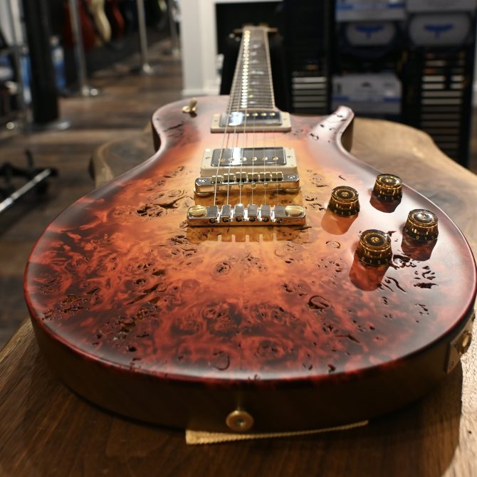 PRS Private Stock #12071 McCarty SC56 Poplar Burl Dragon's Breath Glow